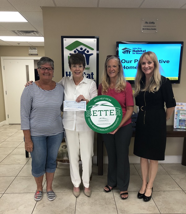 20,000 to Indian River Habitat for Humanity Indian River Community
