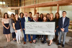 The Buggy Bunch. From left: Ashley Lombardo, Courtney DiPietro, Calista Milliman, Teresa Pastor, Jeff Pickering of IRCF, Jamie Miller, Sue Carter, Sue Bartl, Jennifer Graves, Christa Goldsmith, Leslie Bowen, Tara Wright, April Muller and Ryan Cobb.