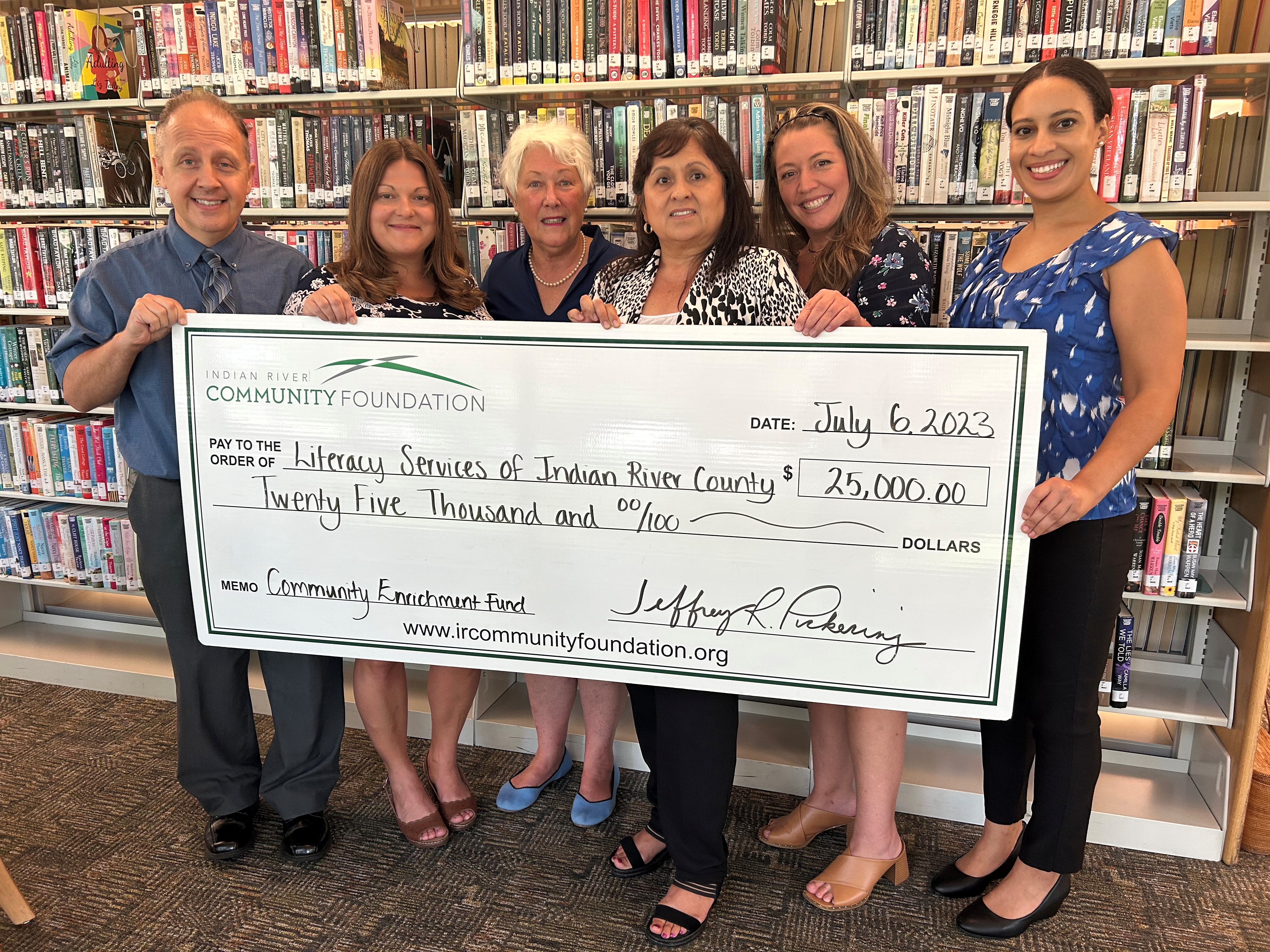 IRCF Awards Literacy Services $25,000