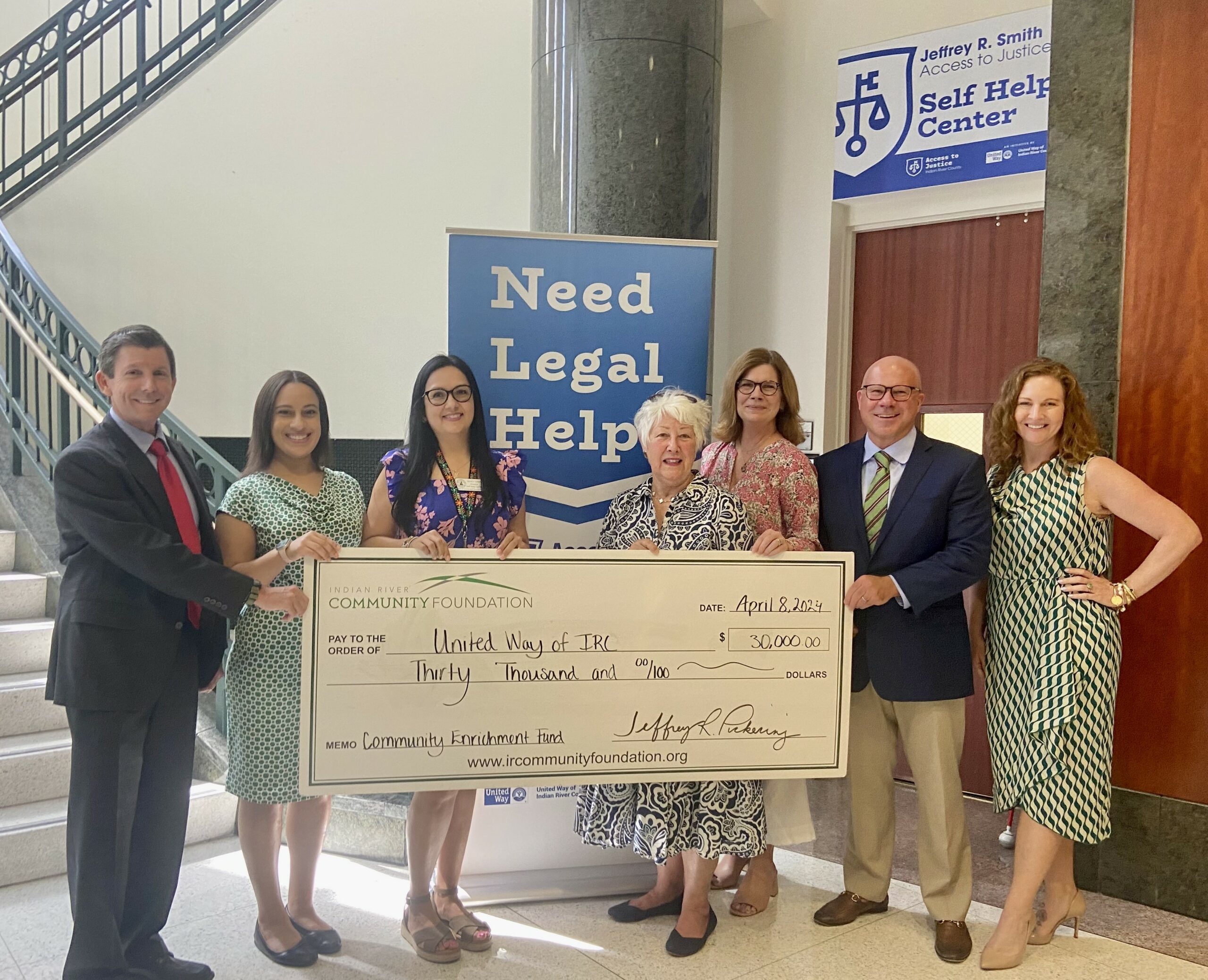 IRCF Awards United Way $30,000 to support Access to Justice