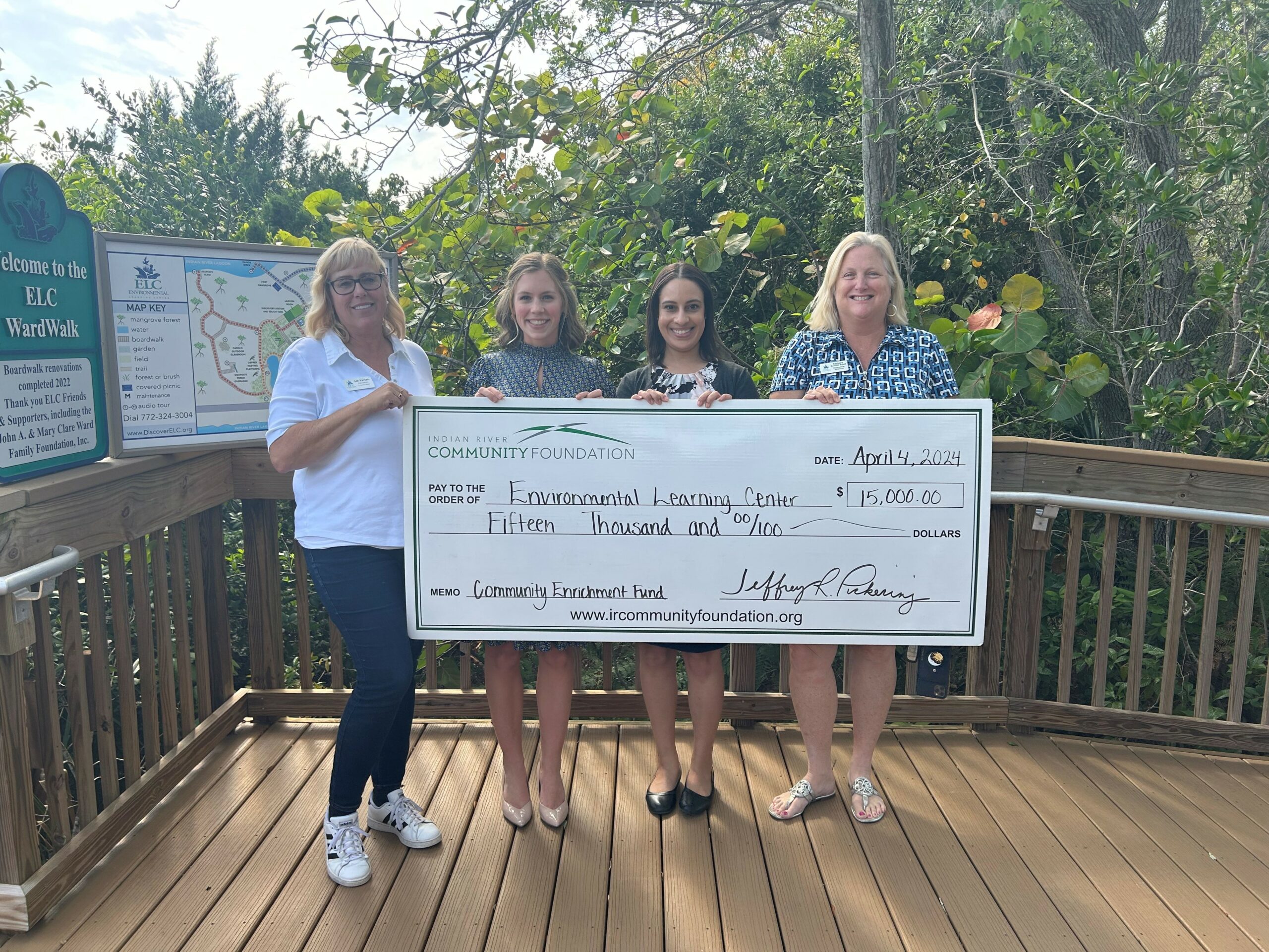 IRCF Awards the Environmental Learning Center $15,000