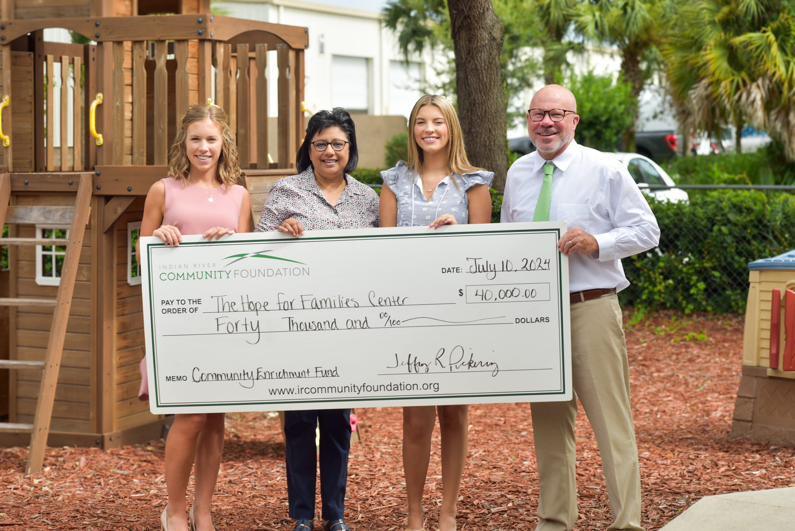 IRCF Awards The Hope for Families Center $40,000
