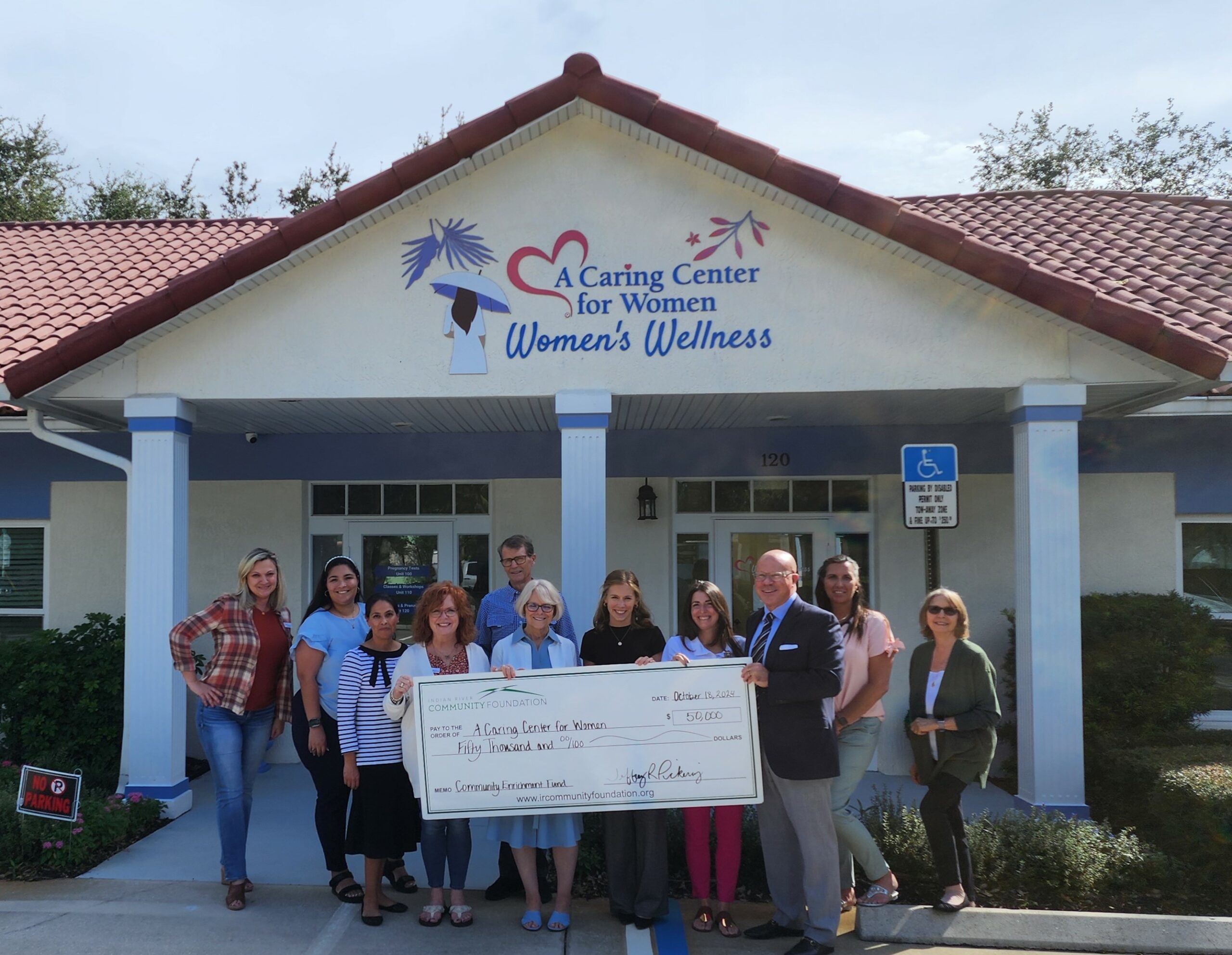 IRCF Awards A Caring Center for Women $50,000