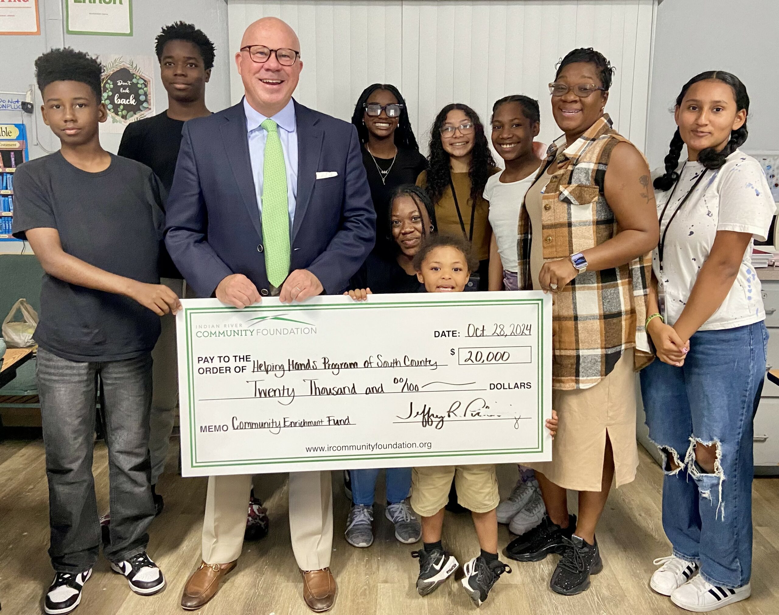 IRCF Awards Helping Hands Program of South County $20,000