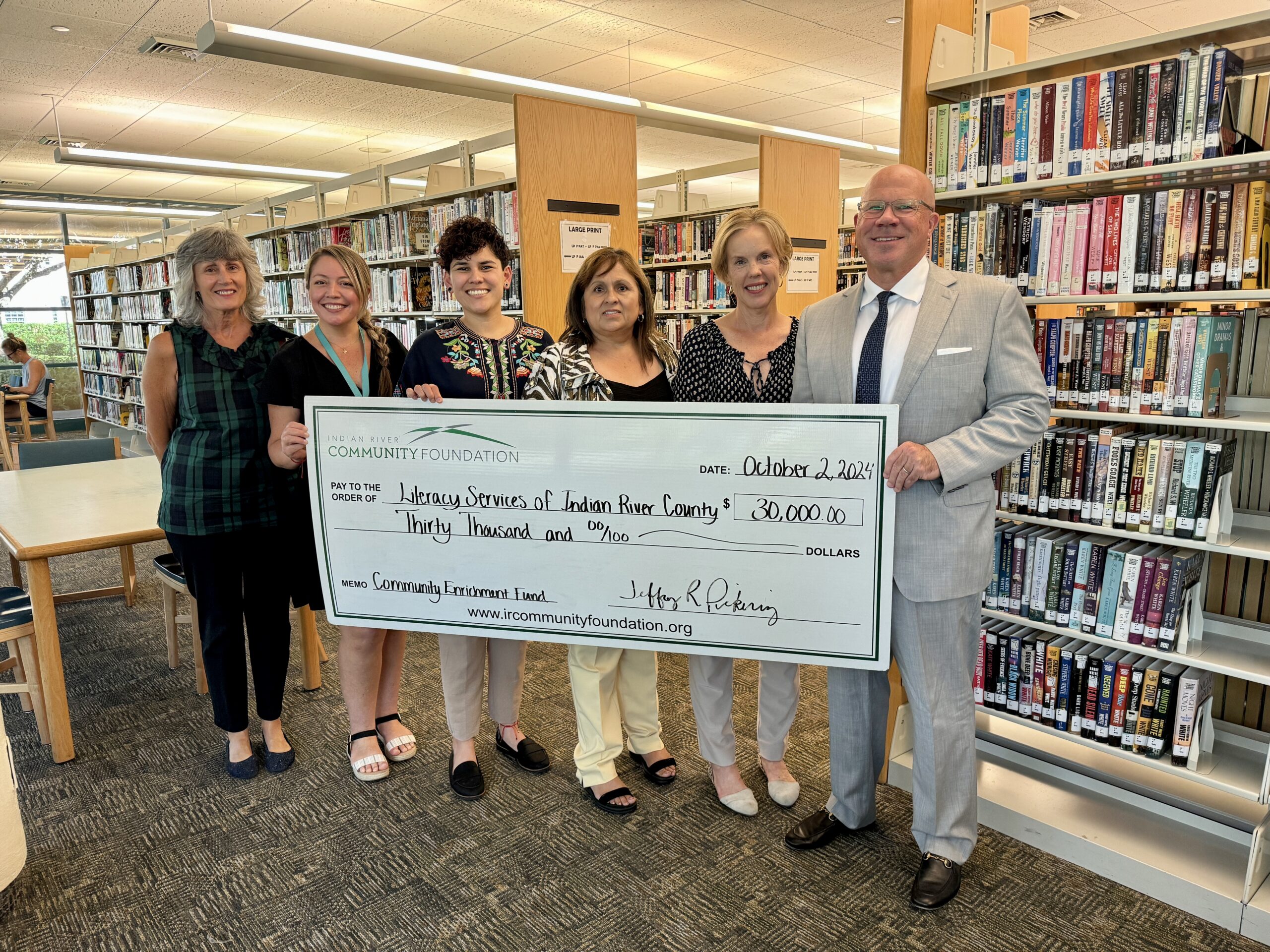 IRCF Awards Literacy Services $30,000