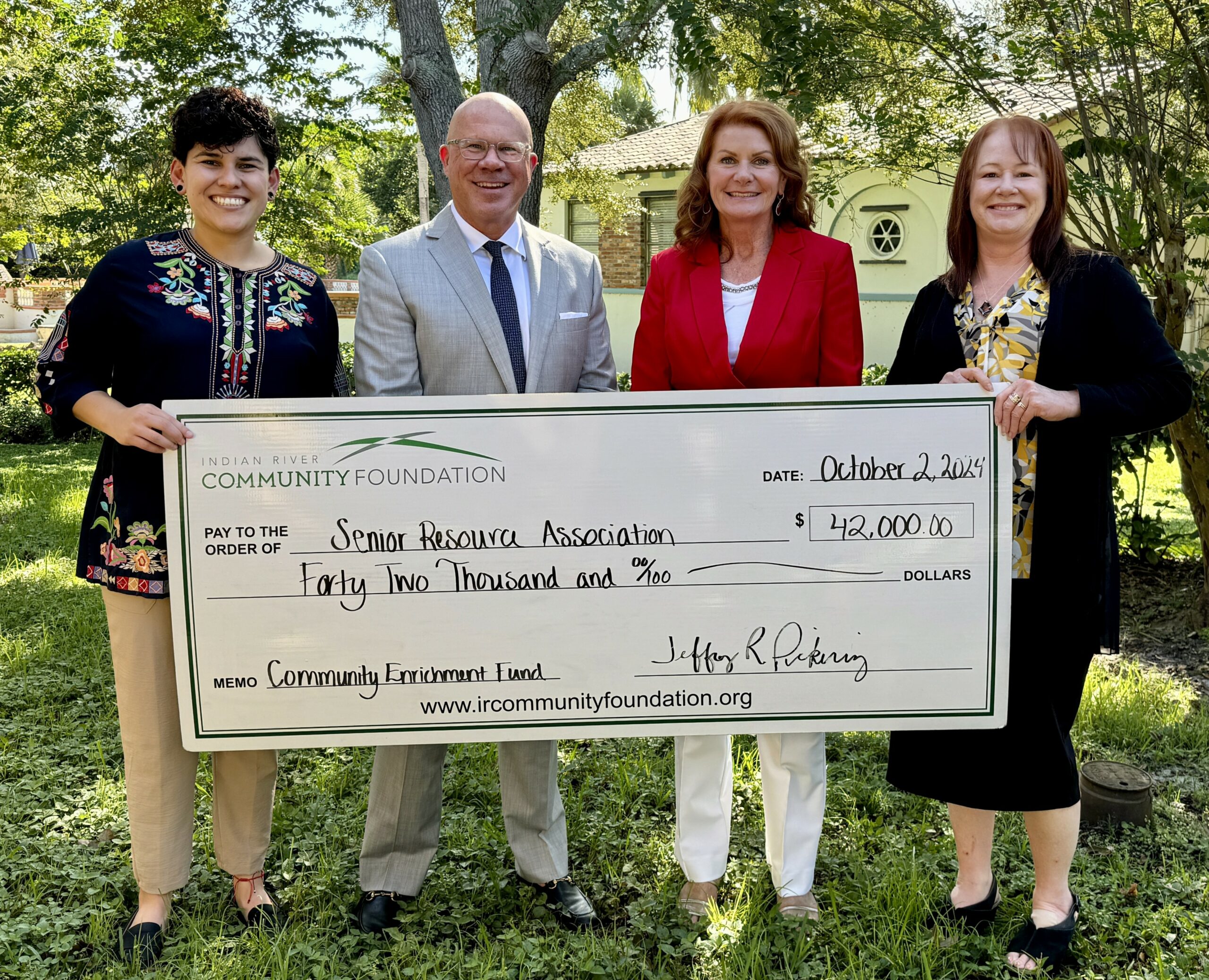 IRCF Awards Senior Resource Association $42,000