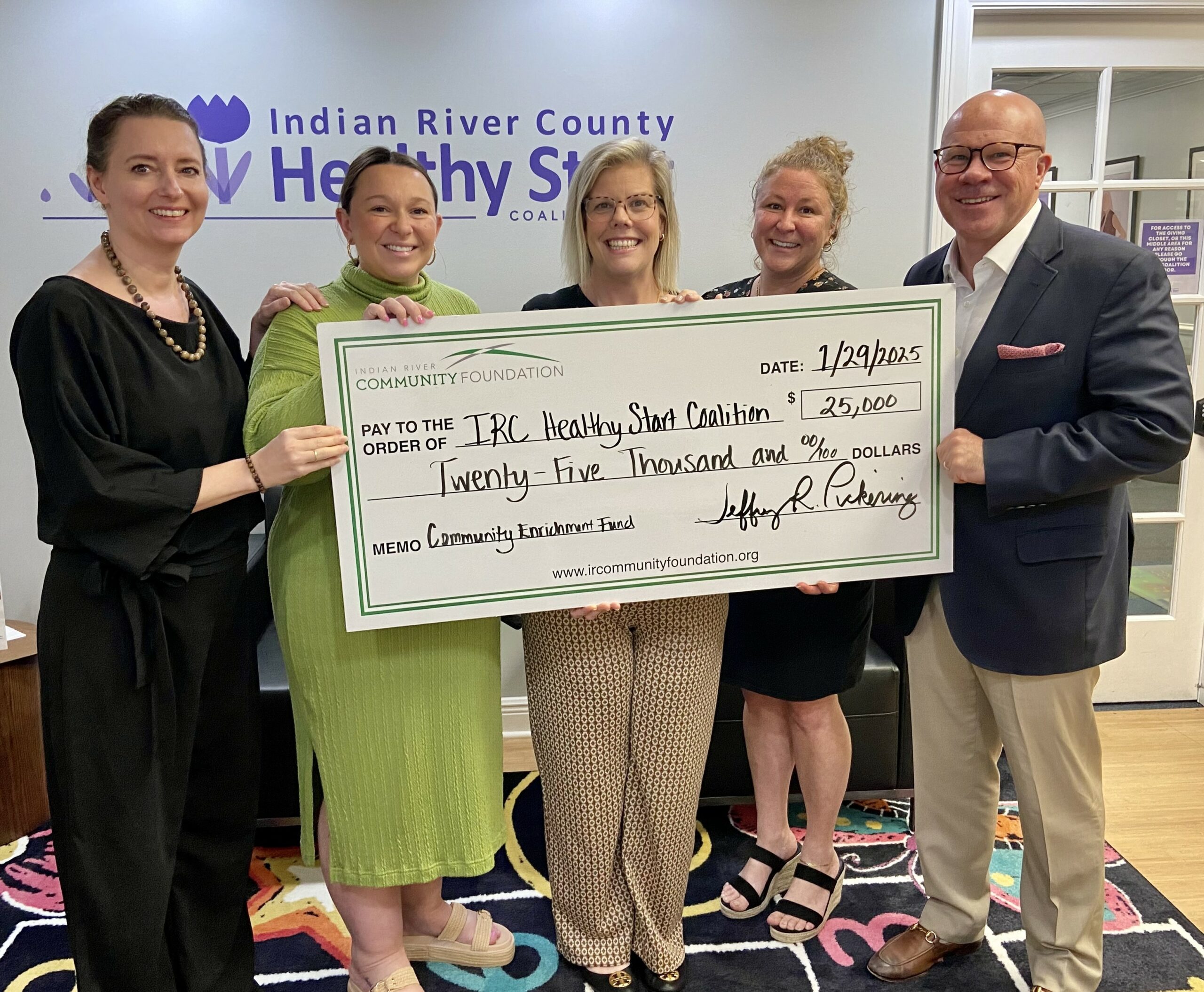 IRCF Awards Indian River County Healthy Start Coalition $25,000