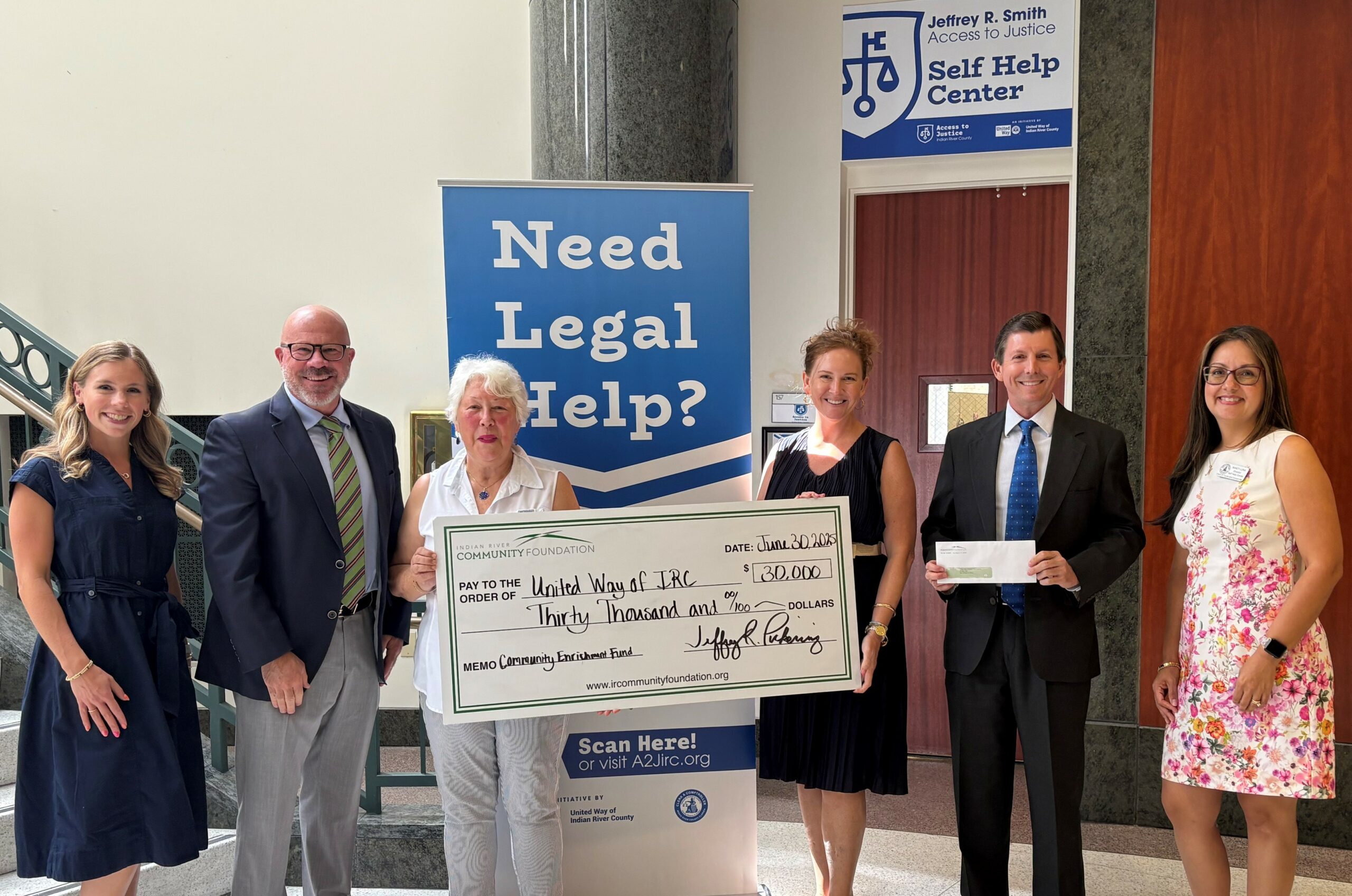 IRCF Awards United Way $30,000 to support Access to Justice