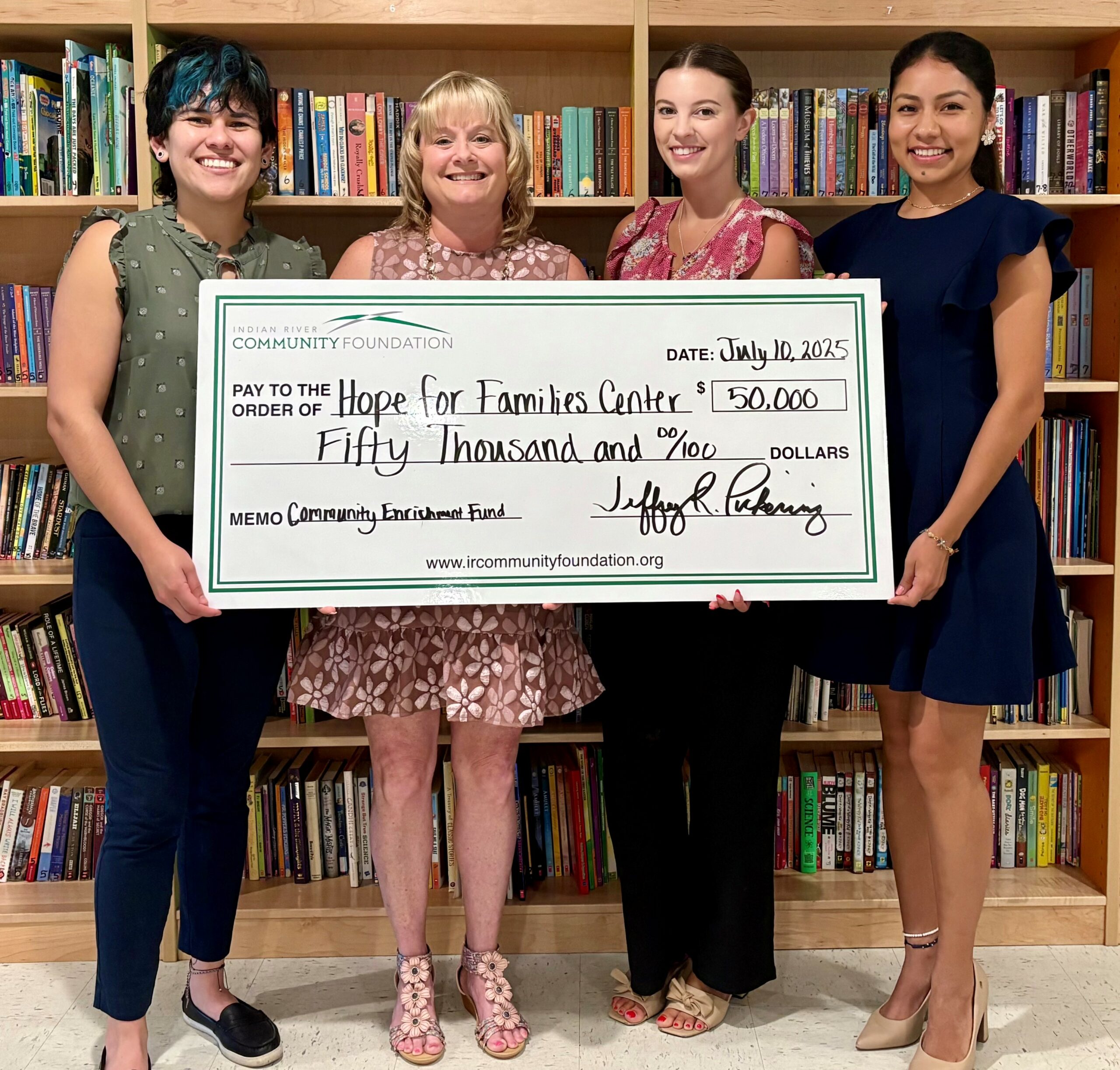 IRCF Awards The Hope for Families Center