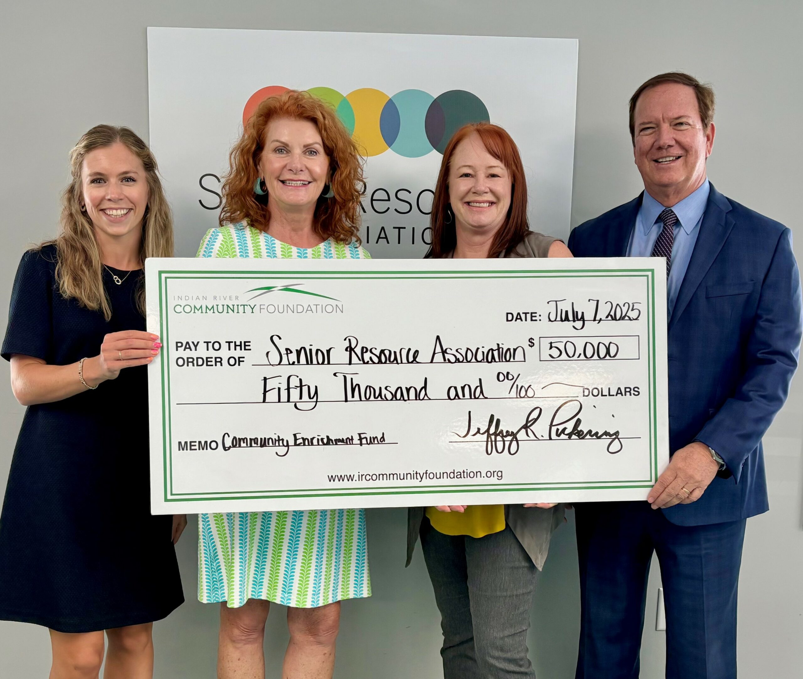 IRCF Awards Senior Resource Association $50,000