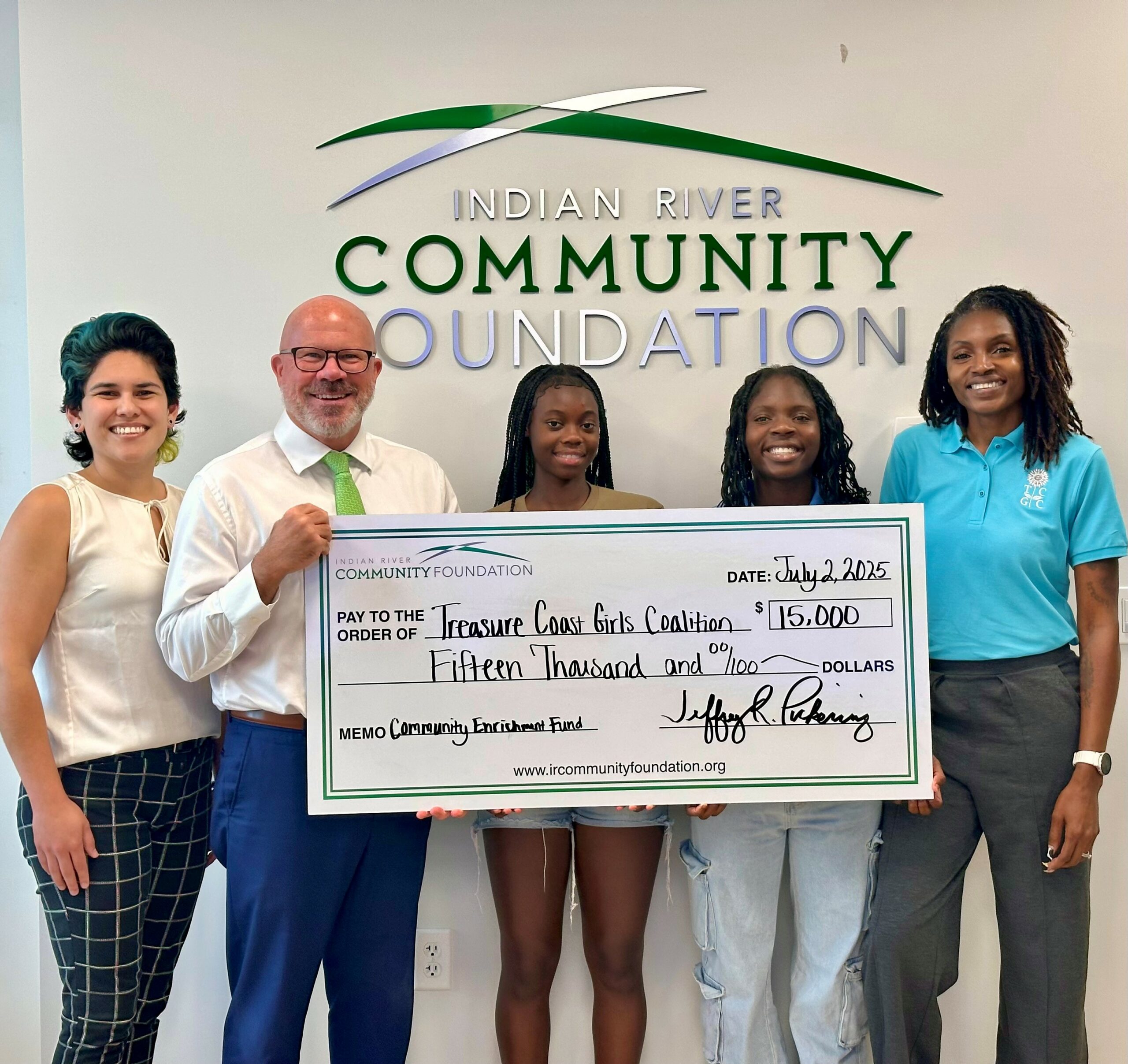 IRCF Awards Treasure Coast Girls Coalition $15,000