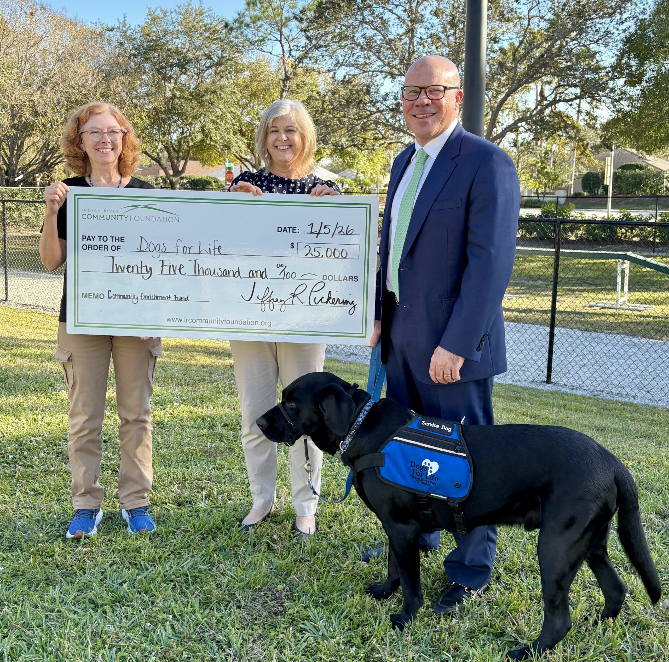 IRCF Awards Dogs for Life $25,000