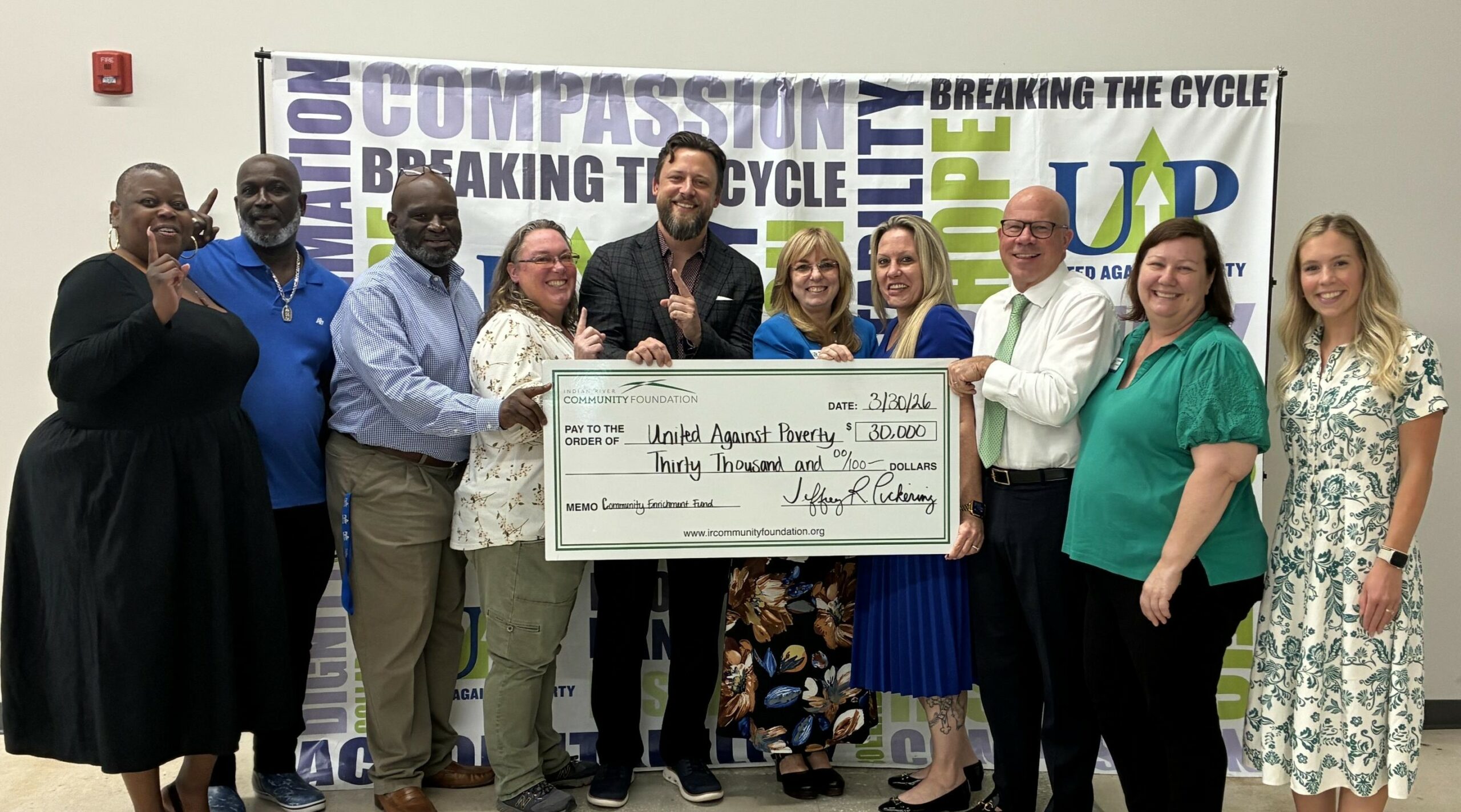 IRCF Awards United Against Poverty $30,000