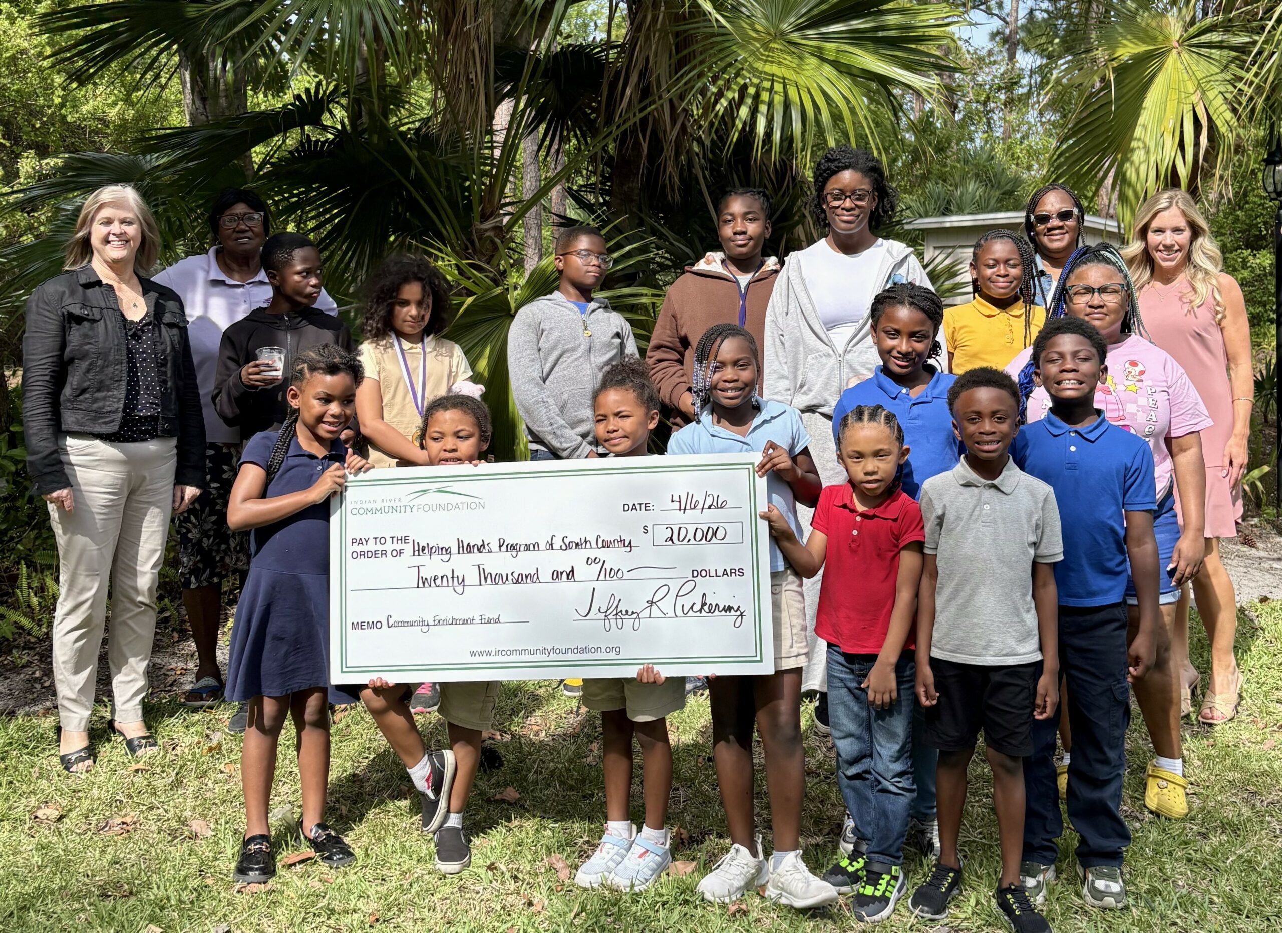 IRCF Awards Helping Hands Program of South County $20,000
