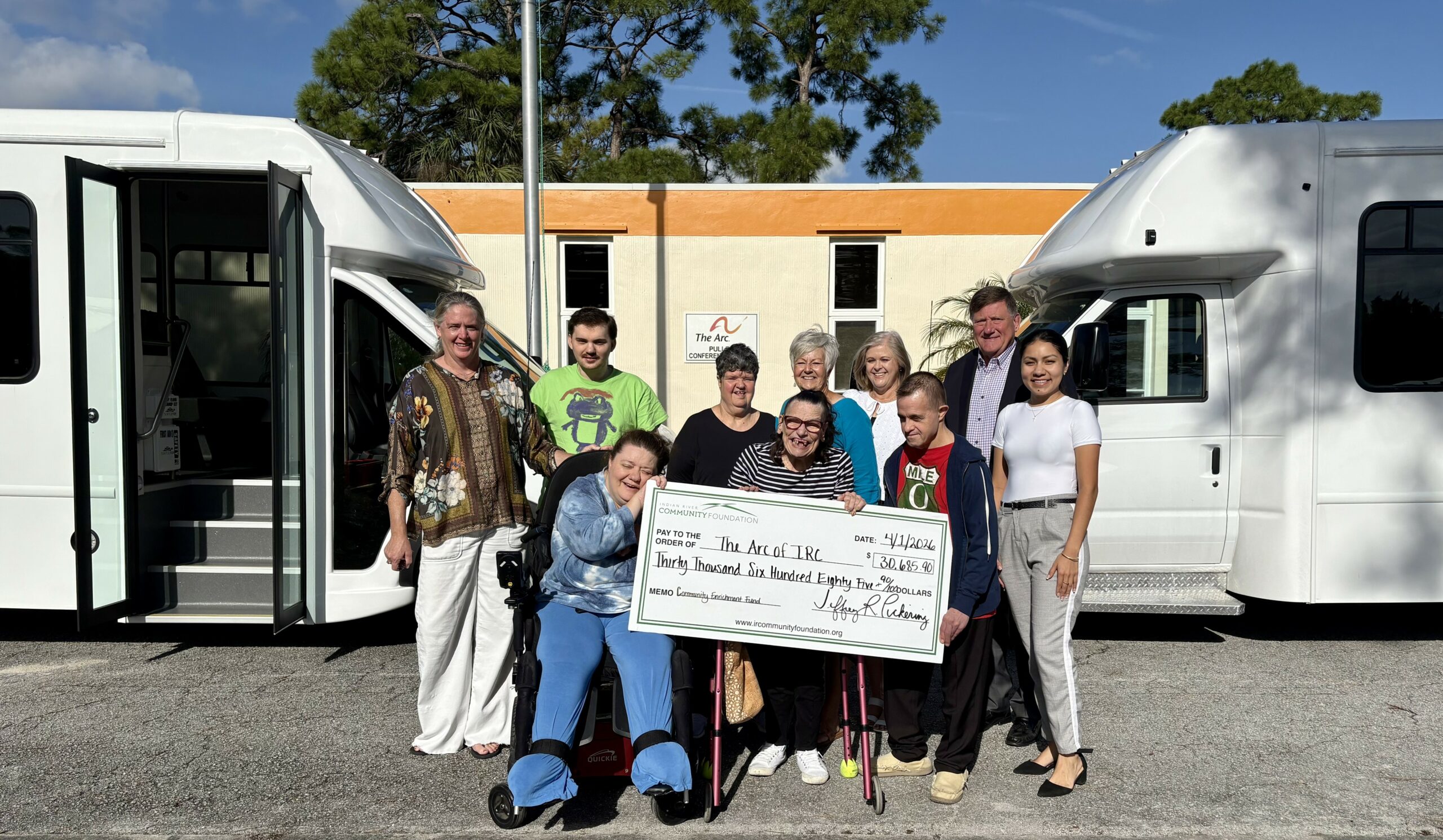 IRCF Awards The Arc of Indian River County $30,685.90